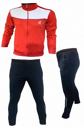 ست کرمکن اسپرت قرمز مردانه مقاوم در برابر هوای سرد Fs - کد 98249103