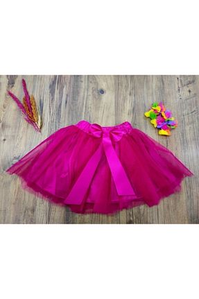 دامن صورتی بچه گانه بافتنی Genel Markalar - کد 254842206