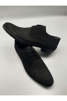 کفش کلاسیک مشکی مردانه چرم خالص Adel - کد 255110866
