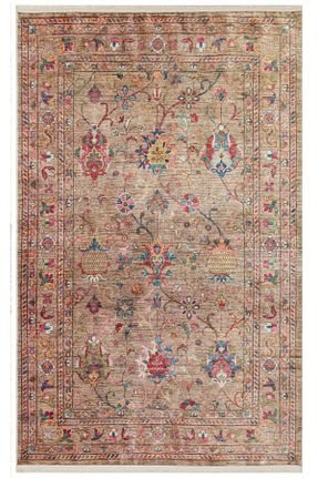 گلیم بژ پلی استر Eko Halı - کد 263699976