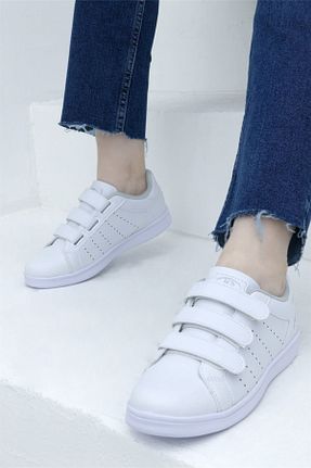 کفش پیاده روی سفید زنانه میکروفیبر MP - کد 255814164