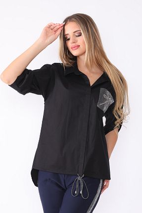پیراهن مشکی زنانه رگولار etselements - کد 69247614