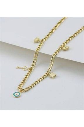 گردنبند نقره زرد زنانه 925 عیار SETMİLA - کد 69393366