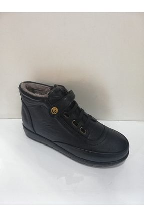 بوت / نیم بوت مشکی زنانه چرم خالص Tofima - کد 69565141