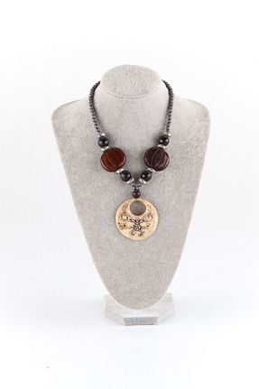 گردنبند جواهر سفید زنانه منجق Dünyadan Hediyeler - کد 69524180