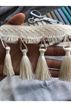 اکسسوری پرده بژ Saççax Exclusive - کد 69867415