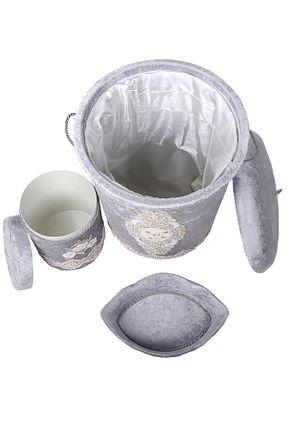 پادری حمام طوسی زیره ضد لغزش Bonny Home - کد 70014759