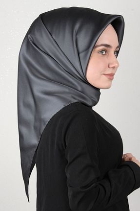 روسری سفید 90 x 90 Aker - کد 252729287