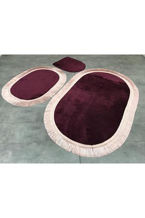 پادری حمام بنفش پلی استر Bonny Home - کد 253756554