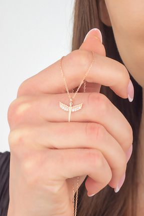 گردنبند نقره صورتی زنانه 925 عیار Miavi Silver - کد 255975557