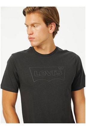 تیشرت مشکی مردانه رگولار Levi