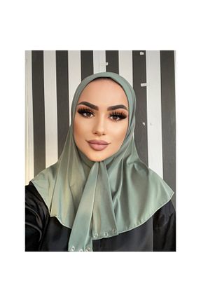 شال سبز زنانه پنبه ای Helya - کد 257606592