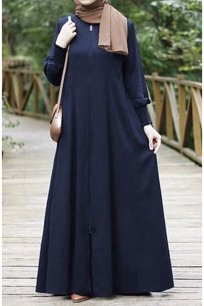 کلاه و ابایا سرمه ای زنانه پنبه پلی استر suhneva - کد 257935798