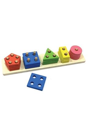 اسباب بازی چوبی سفید 1 پارچه Genel Markalar - کد 51430162