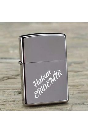 فندک بنزینی طوسی Lazerci - کد 257458107