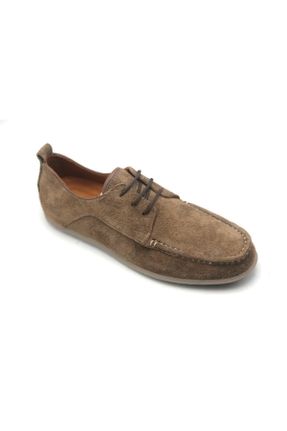 کفش کلاسیک قهوه ای مردانه نوبوک پاشنه کوتاه ( 4 - 1 cm ) کد 257662283