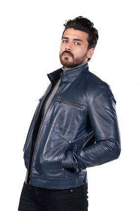 کاپشن سرمه ای مردانه رگولار BEKA DERİ - کد 258361441