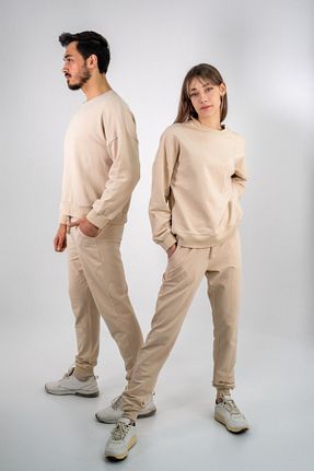 ست گرمکن بژ زنانه پنبه ای Chaka Studio - کد 258215616