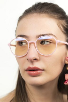 عینک محافظ نور آبی صورتی زنانه کریستال Focus On - کد 207012612