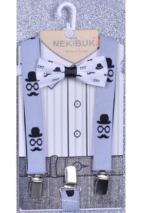 پاپیون آبی بچه گانه پارچه ای NEKİBUKİ - کد 89697390