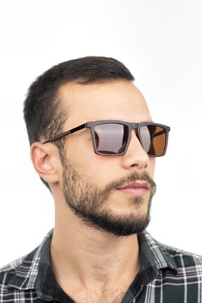 عینک آفتابی قهوه ای مردانه پلاریزه Focus On - کد 162445878