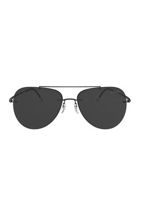 عینک آفتابی مشکی مردانه پلاریزه Silhouette - کد 675663705