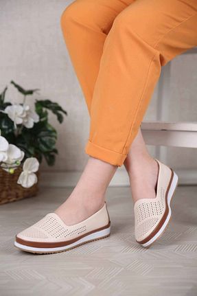 بابت بژ زنانه چرم مصنوعی Ayzen - کد 259393305