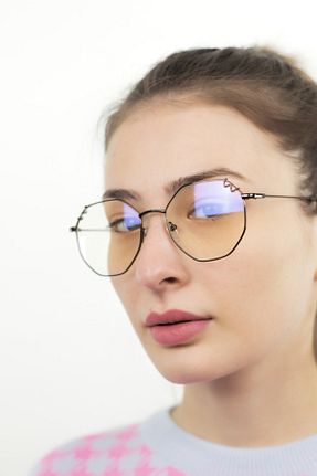عینک محافظ نور آبی قهوه ای زنانه شیشه Focus On - کد 207014812