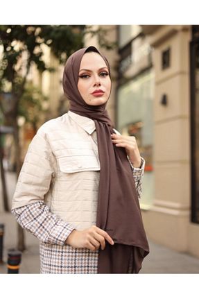 شال سرمه ای زنانه پنبه ای asellina - کد 259958838
