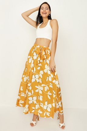 دامن زرد زنانه پلی استر Select Moda - کد 260067142