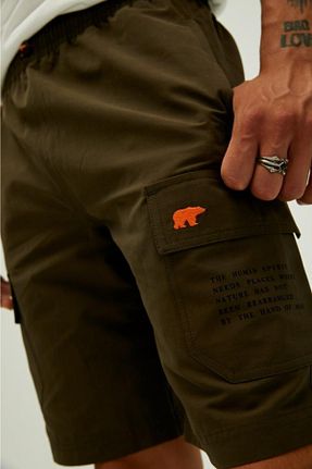 شلوارک و برمودا خاکی مردانه پارچه Bad Bear - کد 260660244