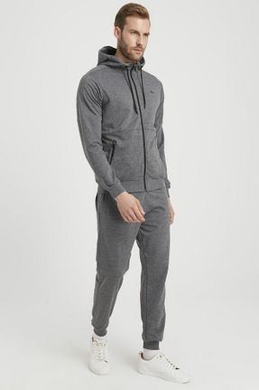 ست گرمکن طوسی مردانه پنبه ای Dynamo - کد 195646520