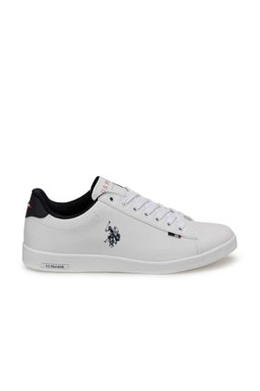 کفش اسنیکر سفید مردانه بند دار U.S. Polo Assn. - کد 86338777