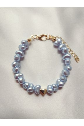 دستبند جواهر آبی زنانه کد 260790204