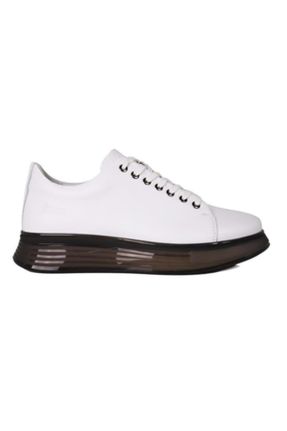 کفش کژوال سفید مردانه چرم طبیعی کد 260827211