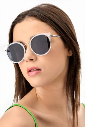 عینک آفتابی نارنجی زنانه 55 پلاریزه ترکیبی مات بیضی کد 259959593