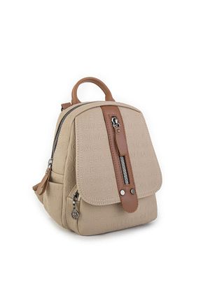 کوله پشتی قهوه ای زنانه سایز متوسط Nas Bag - کد 260003717