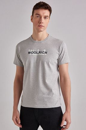 تیشرت طوسی مردانه رگولار WOOLRICH - کد 260014092