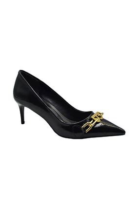 کفش استایلیتو مشکی پاشنه نازک DUYGUSHOESBAG - کد 263612443
