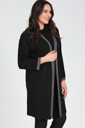 رویه سایز بزرگ مشکی زنانه الاستین Curvy Trend - کد 667238106