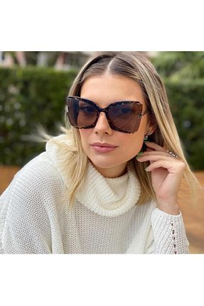 عینک آفتابی قهوه ای زنانه UV400 Tom Ford - کد 259151446
