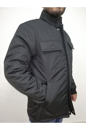 کاپشن مشکی مردانه بدون آستر Yiğit İş Elbiseleri - کد 184097858