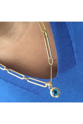 گردنبند نقره زرد زنانه 925 عیار simurg jewellery - کد 260297688