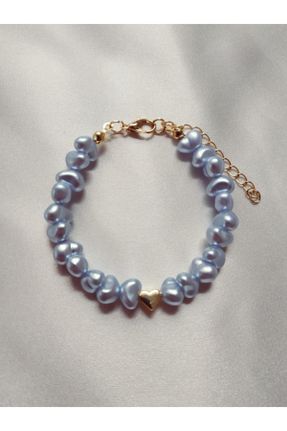 دستبند جواهر آبی زنانه کد 260790204
