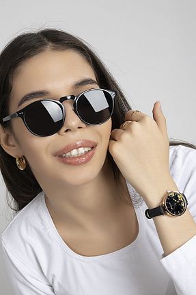 ساعت مچی مشکی زنانه 46-50 میلی متر Polo55 - کد 260836202