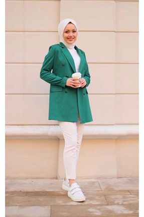 کت سبز زنانه Blazer esmaboutique - کد 260916506