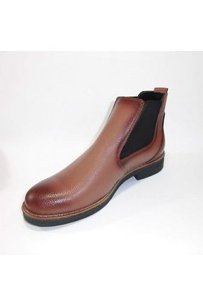 بوت / نیم بوت قهوه ای زنانه پاشنه تخت Baymen - کد 69107284