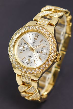 ساعت مچی طلائی زنانه 36 میلی متر Daniel Klein - کد 47497827