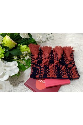 کیف پورتفوی و کلاچ نارنجی زنانه پارچه ای DEKmakrome - کد 69223274