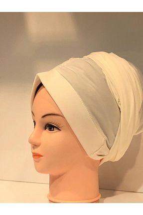 روسری نباتی پنبه ای ŞURA ŞAL - کد 69300772